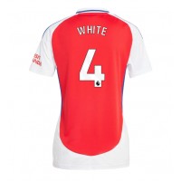 Arsenal Ben White #4 Replica Home Shirt Ladies 2024-25 Short Sleeve